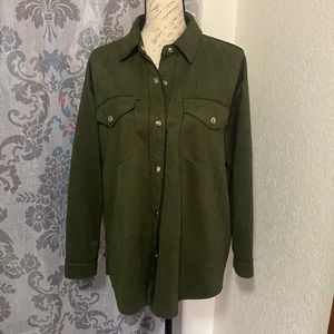 Vince Camuto Size Medium Suede Shacket